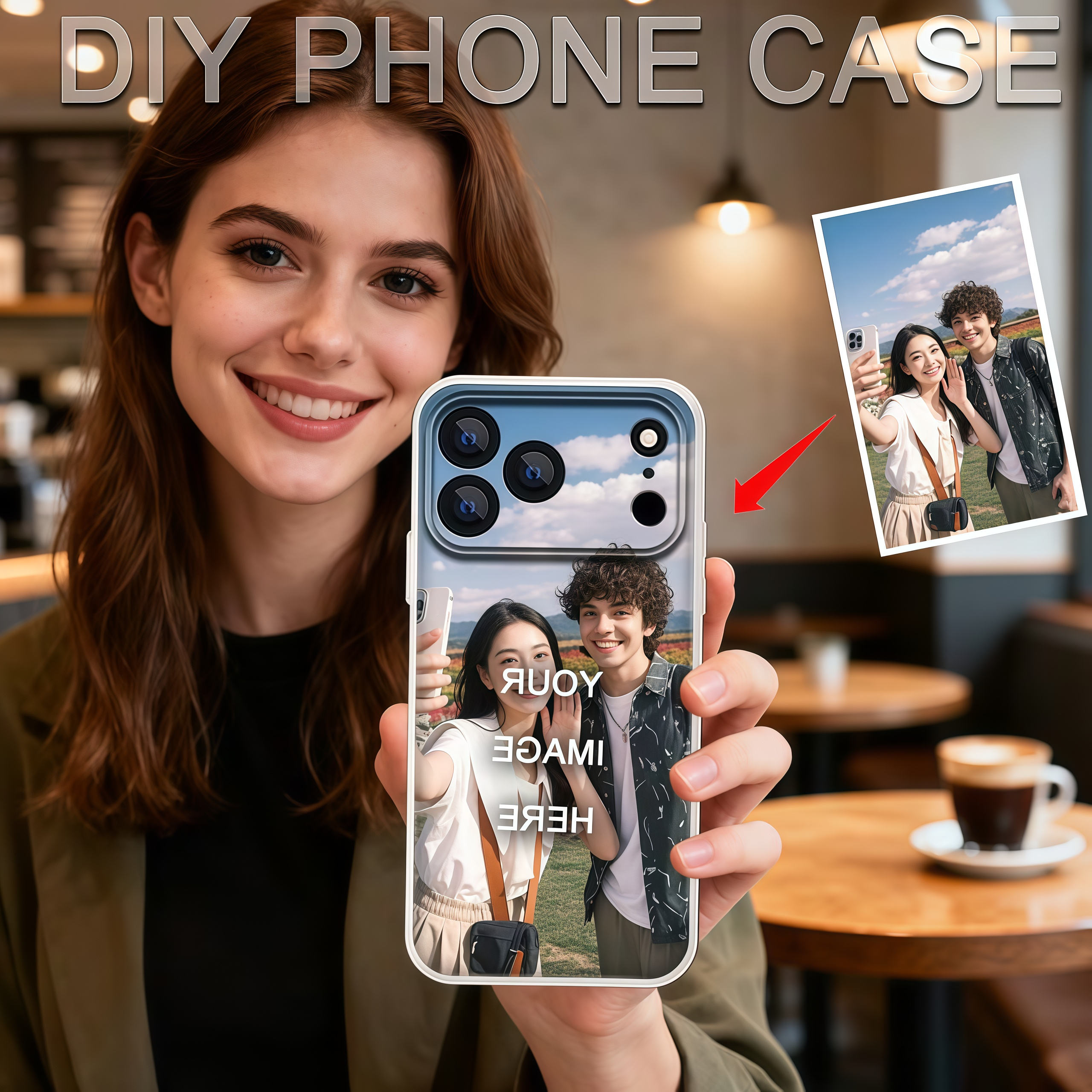 Phone Cases With Pictures - DIY Photo Customized Frosted Case For