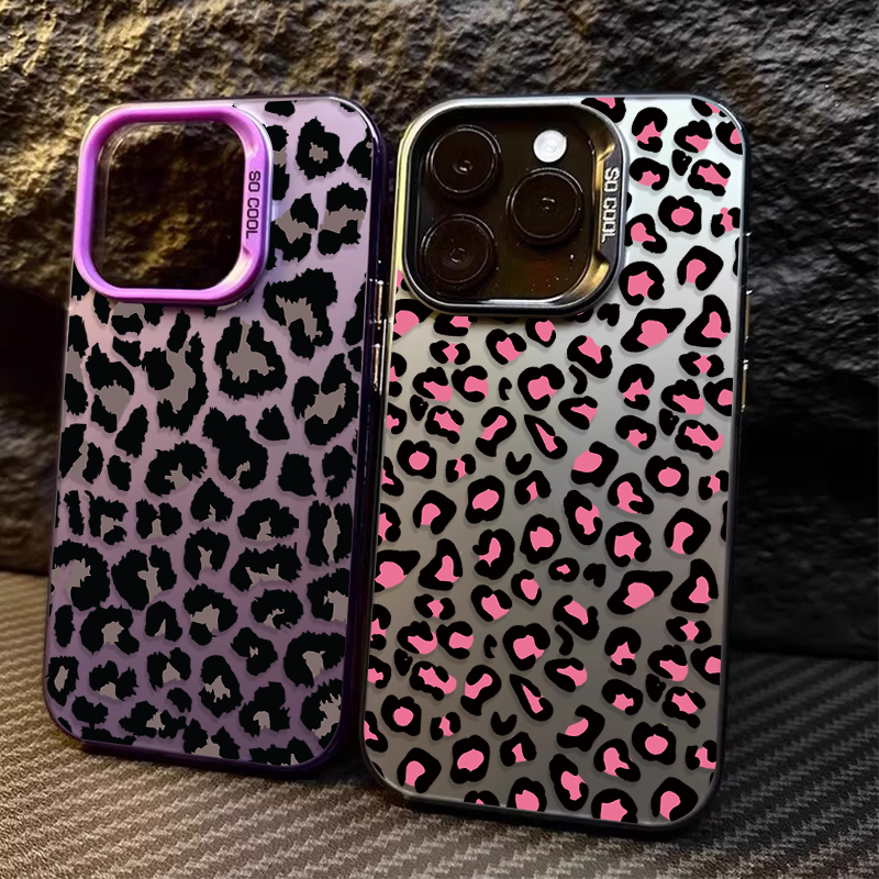 Phone Cases Aesthetic - Fashion Aesthetic Leopard Print Phone Case