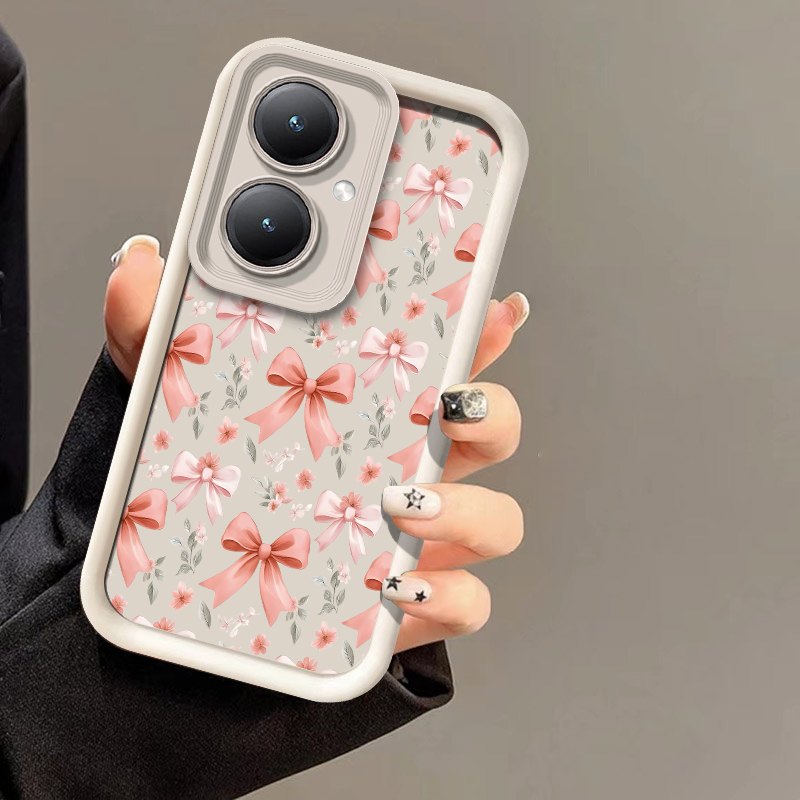 Phone Cases Vivo - Flower Bow Print Phone Case For