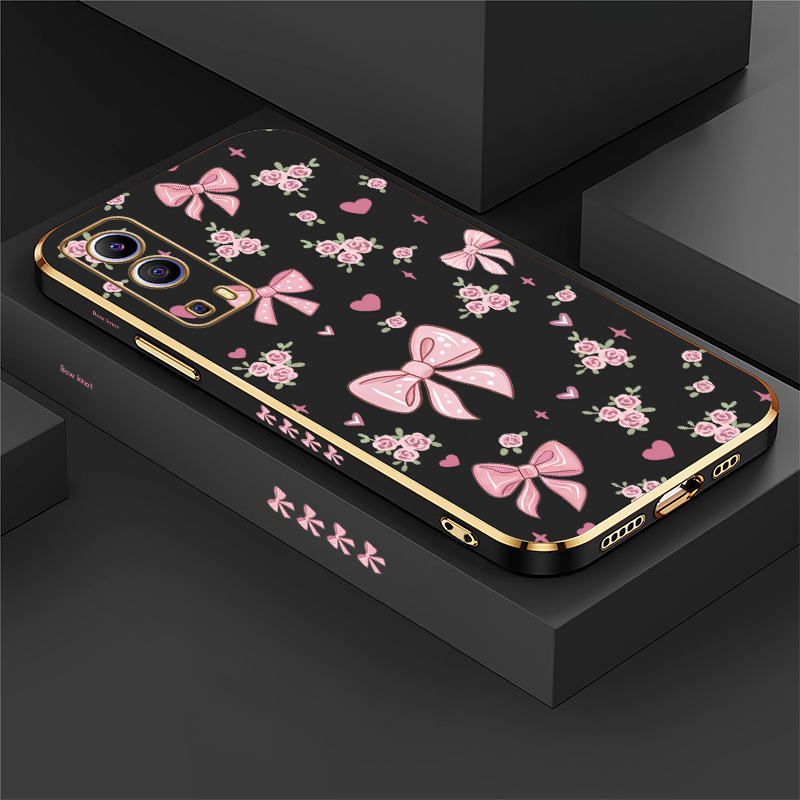 Phone Cases Vivo - Pattern Flowers Bow Knots Phone Case