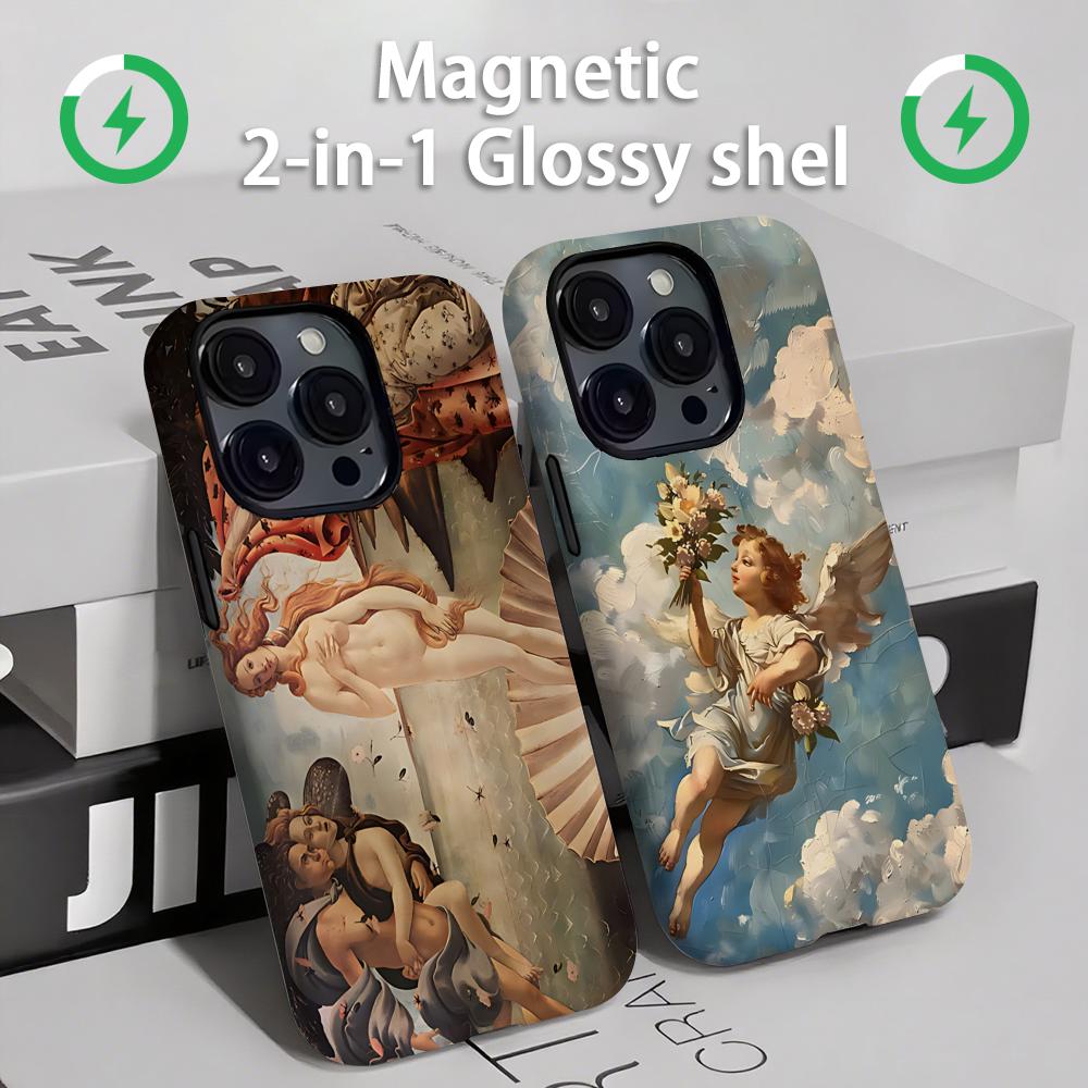 Phone Cases Iphone 16 Pro - Renaissance Art Paintings Phone Case Magnetic