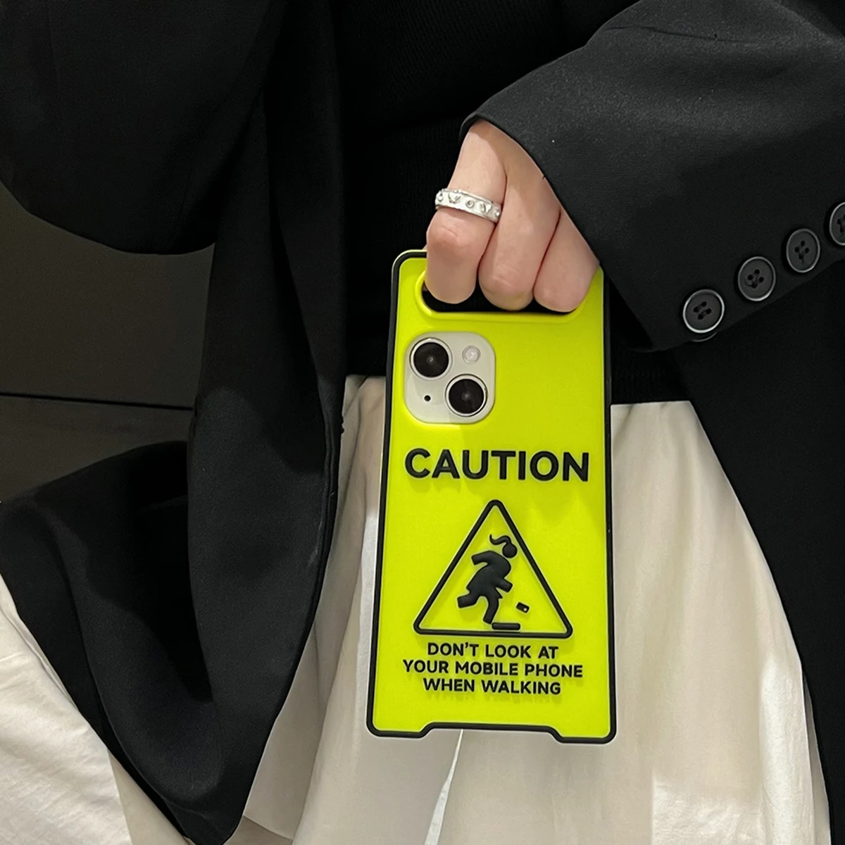 Phone Cases Ugly - Creative quirky Night light warning sign