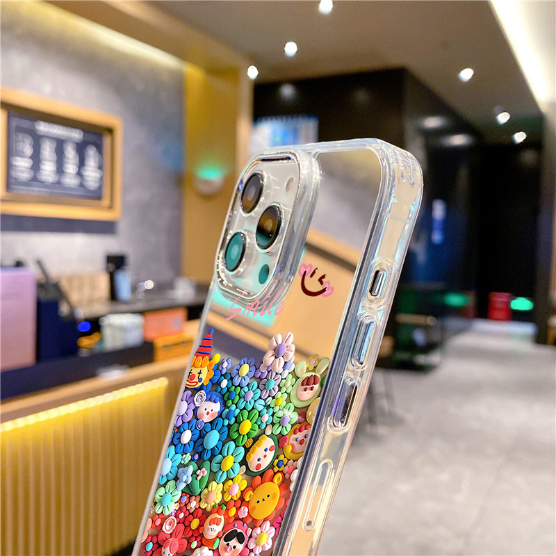 Cute Flower Makeup Mirror Phon - Phone Cases Aesthetic recensie en prijs