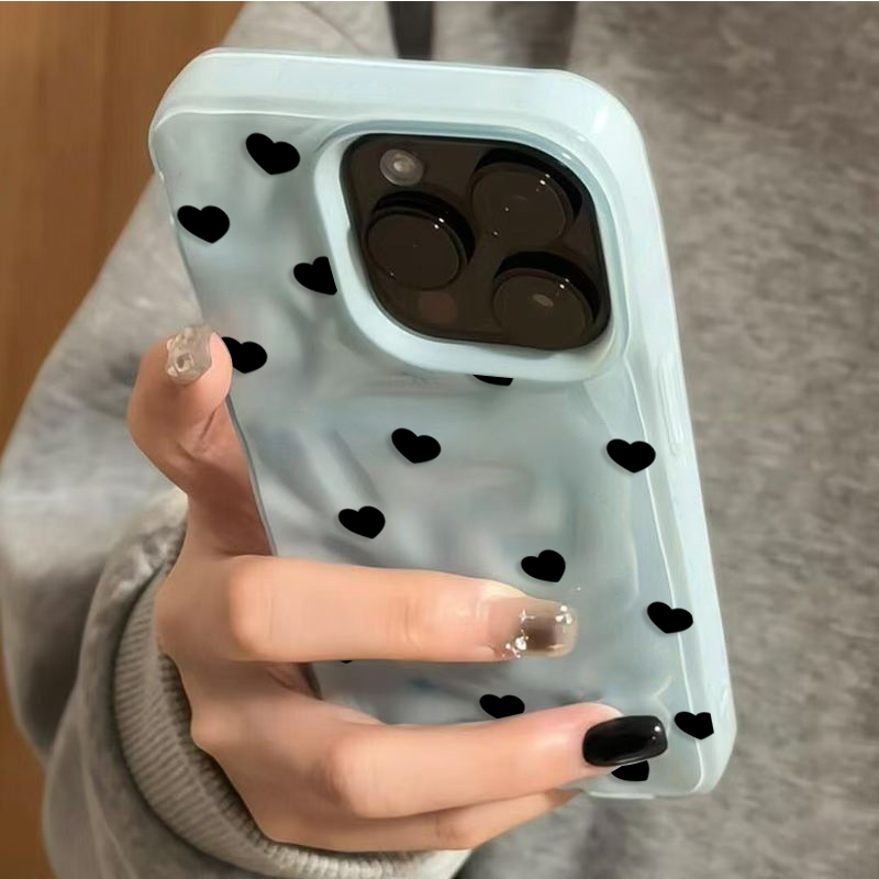 Aesthetic Cute Black Heart Sho - Phone Cases Aesthetic recensie en prijs