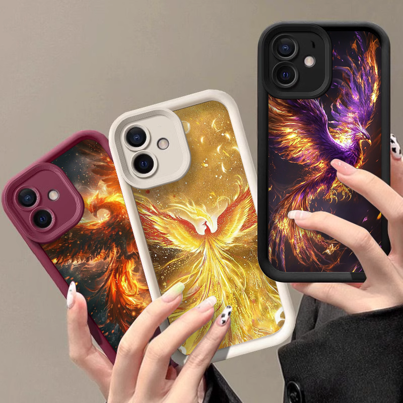 Aesthetic Golden Phoenix Fire  - Phone Cases Aesthetic recensie en prijs