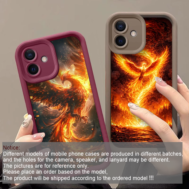 Aesthetic Golden Phoenix Fire  - Phone Cases Aesthetic recensie en prijs