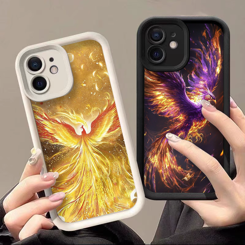 Aesthetic Golden Phoenix Fire  - Phone Cases Aesthetic recensie en prijs