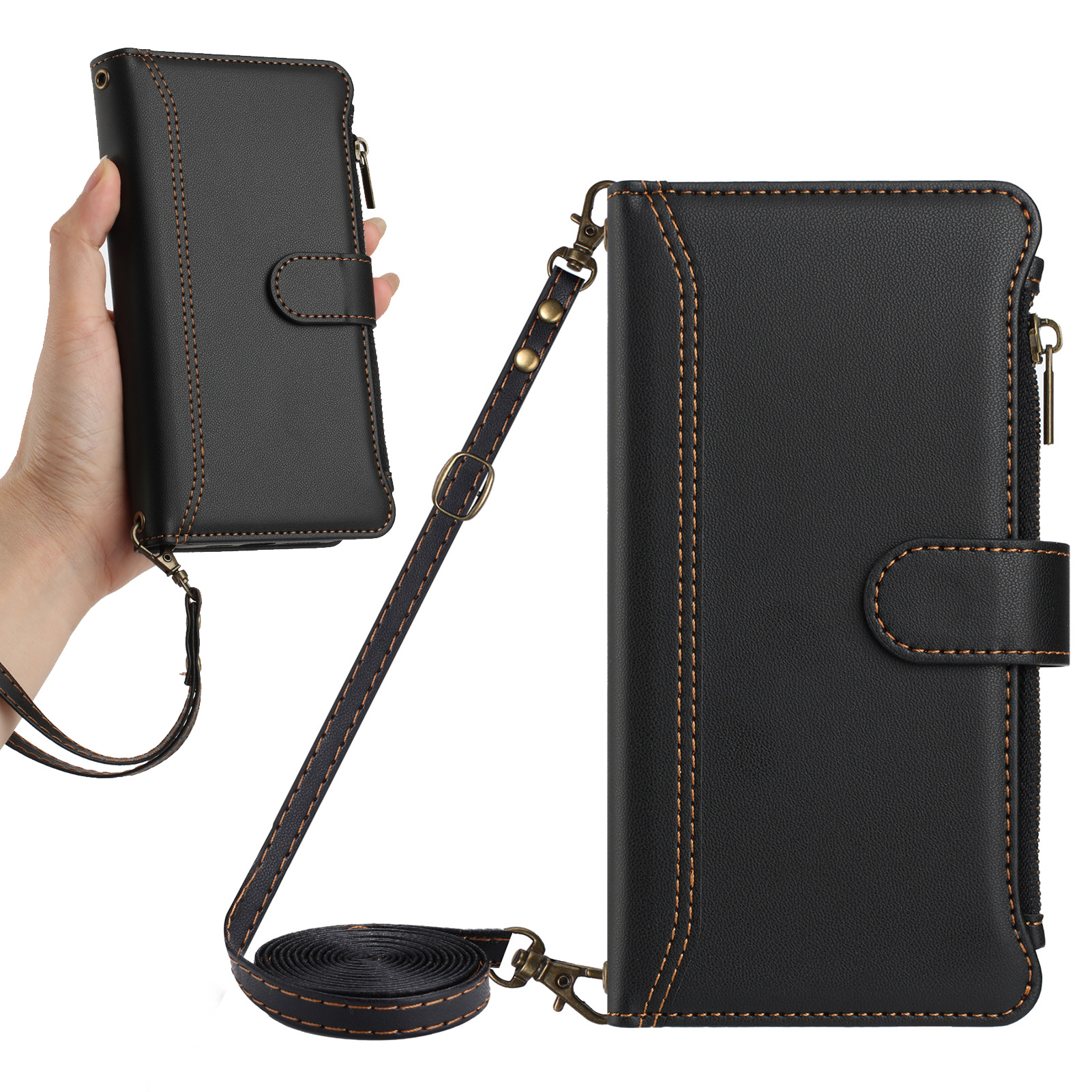 PU Leather Crossbody Flip Wall - Flip Leather Case recensie en prijs