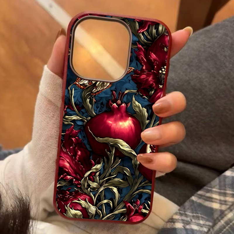 Vintage Pomegranate TPU Art Ph - Phone Cases Aesthetic recensie en prijs