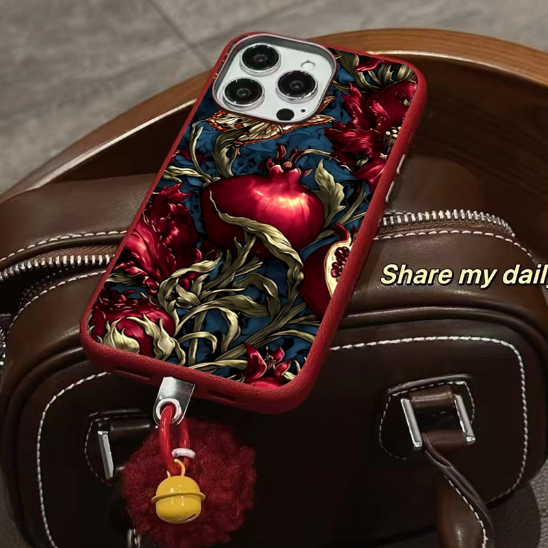 Vintage Pomegranate TPU Art Ph - Phone Cases Aesthetic recensie en prijs