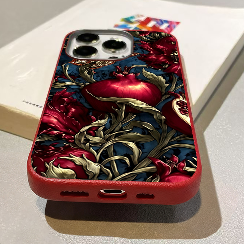 Vintage Pomegranate TPU Art Ph - Phone Cases Aesthetic recensie en prijs