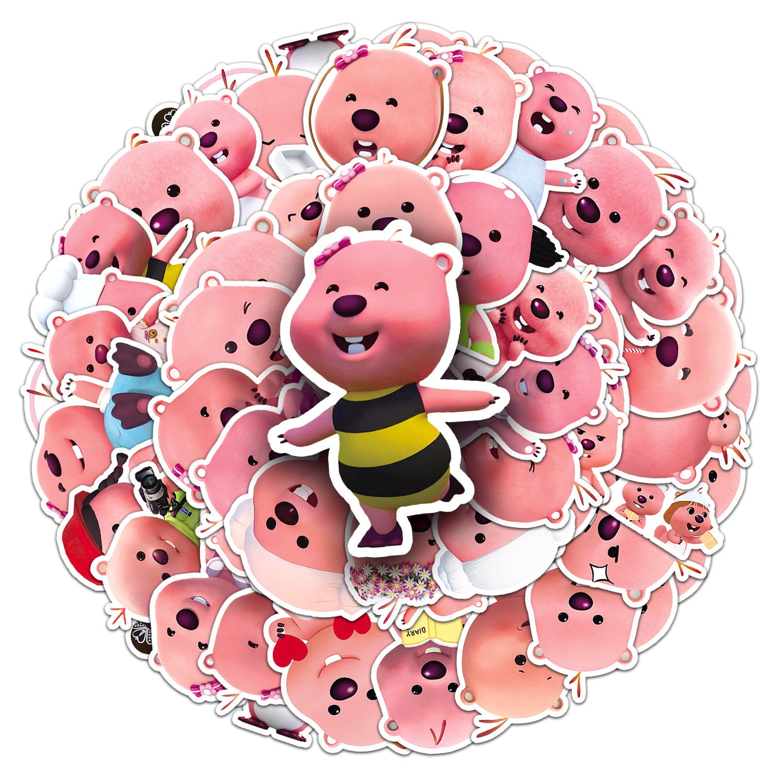 50PCS Anime Pink Loopy Pororo  - Phone Cases Loopy recensie en prijs