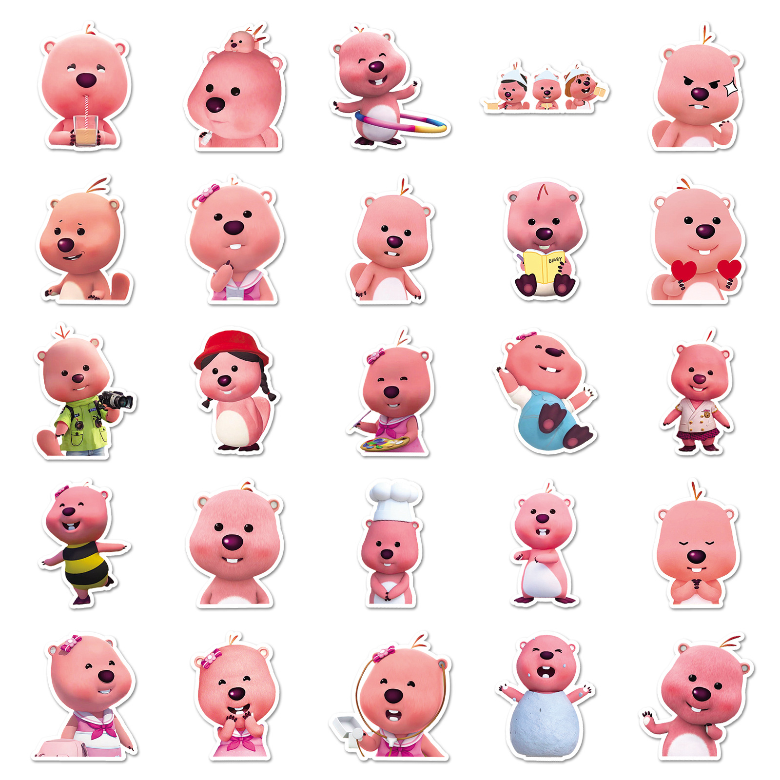 50PCS Anime Pink Loopy Pororo  - Phone Cases Loopy recensie en prijs