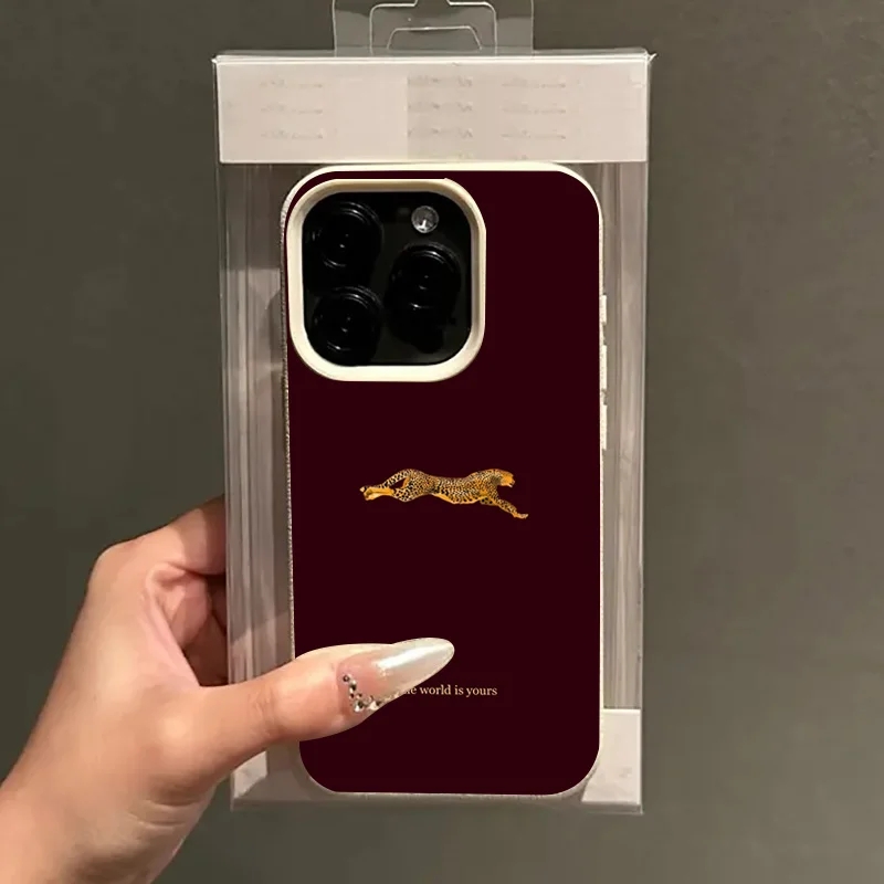 Fashion Leopard Wine Red Soft  - Phone Cases Trending recensie en prijs