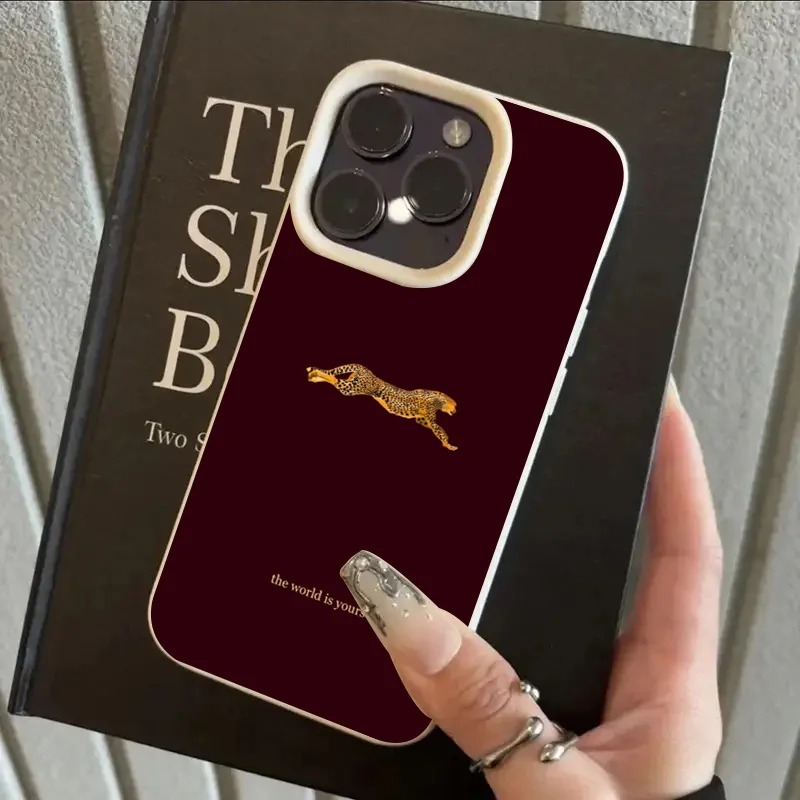Fashion Leopard Wine Red Soft  - Phone Cases Trending recensie en prijs