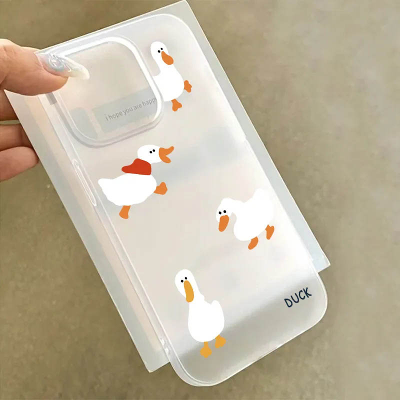 Super Cute Duck Quack Matte Tr - Phone Cases Rugged recensie en prijs