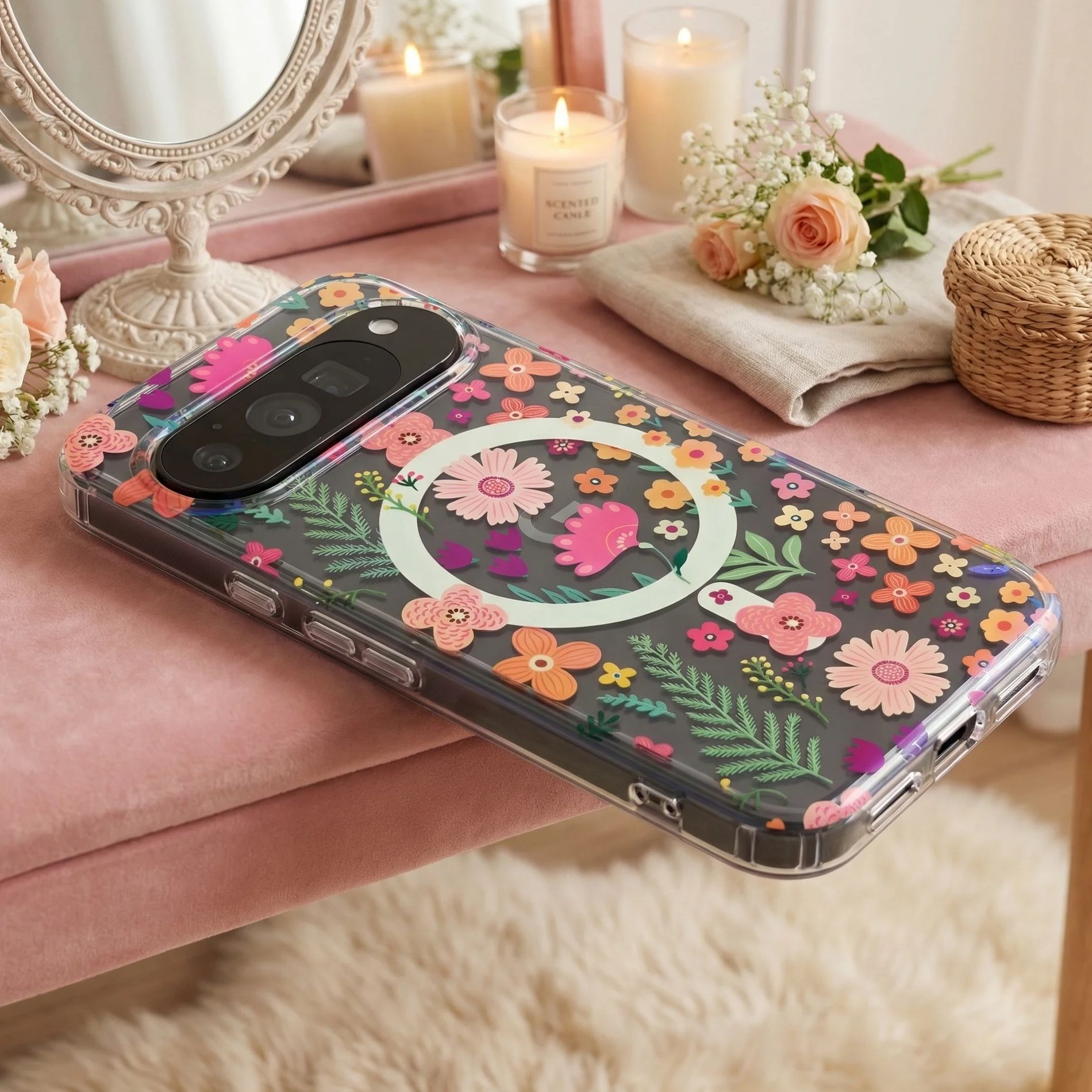 Luxury Spring Clear Glitter Pr - Phone Cases Aesthetic recensie en prijs