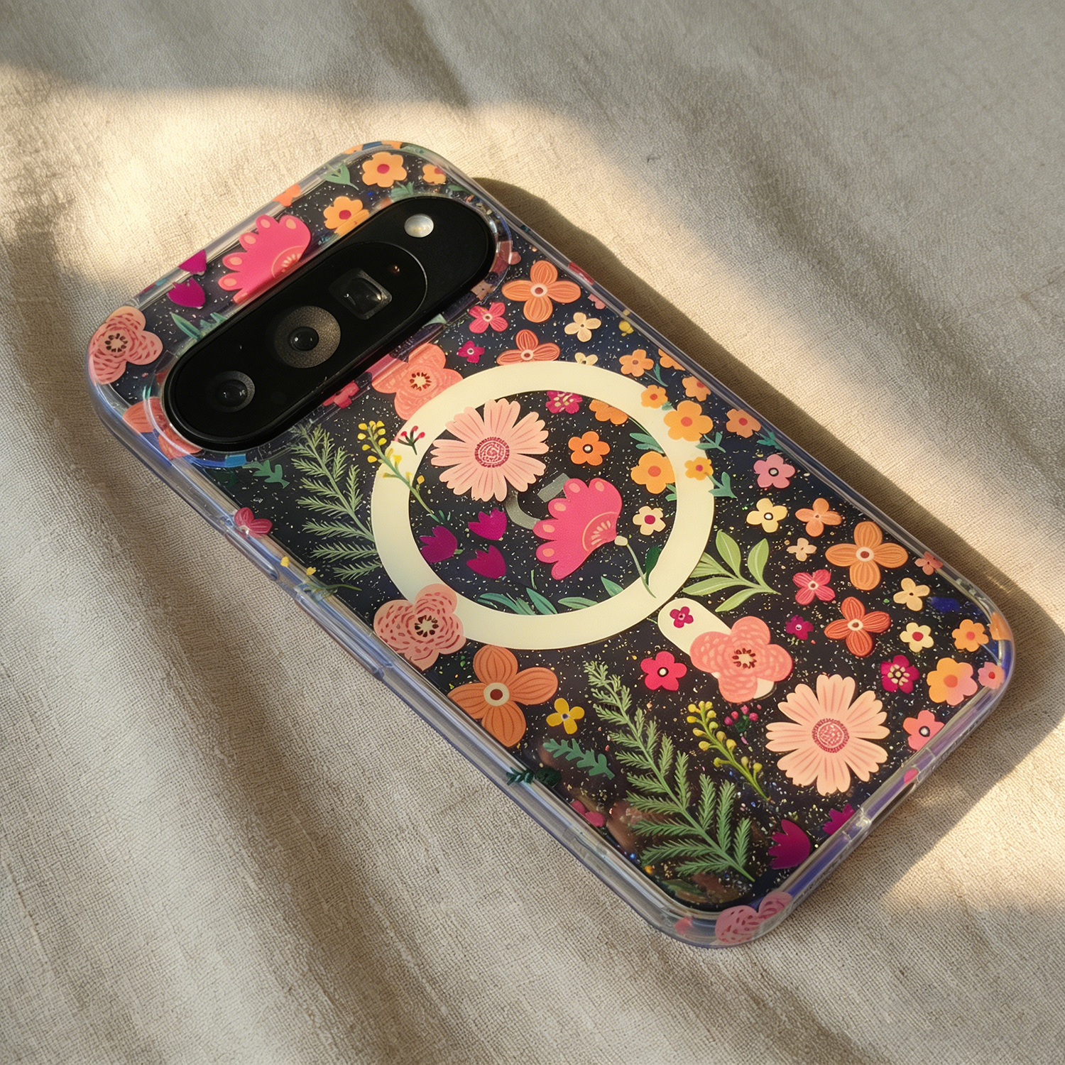 Luxury Spring Clear Glitter Pr - Phone Cases Aesthetic recensie en prijs