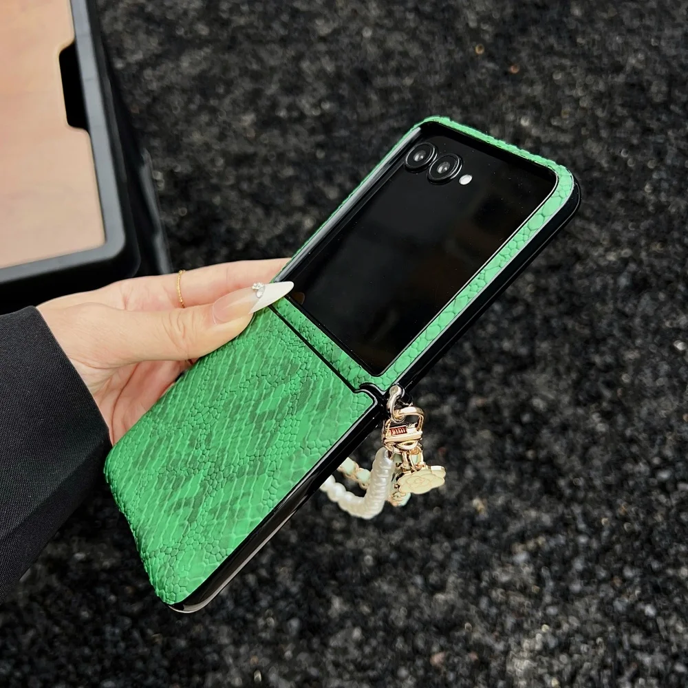 Luxurious Snake Texture Leathe - Flip Leather Case recensie en prijs