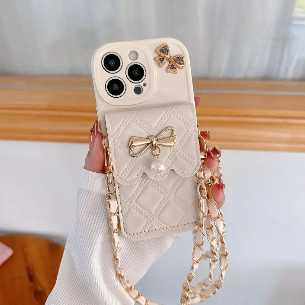 3D Bowknot Crossbody Card Hold - Phone Cases That Hold Cards recensie en prijs