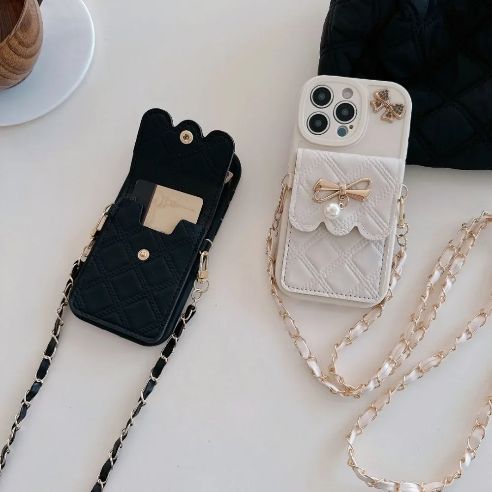 3D Bowknot Crossbody Card Hold - Phone Cases That Hold Cards recensie en prijs