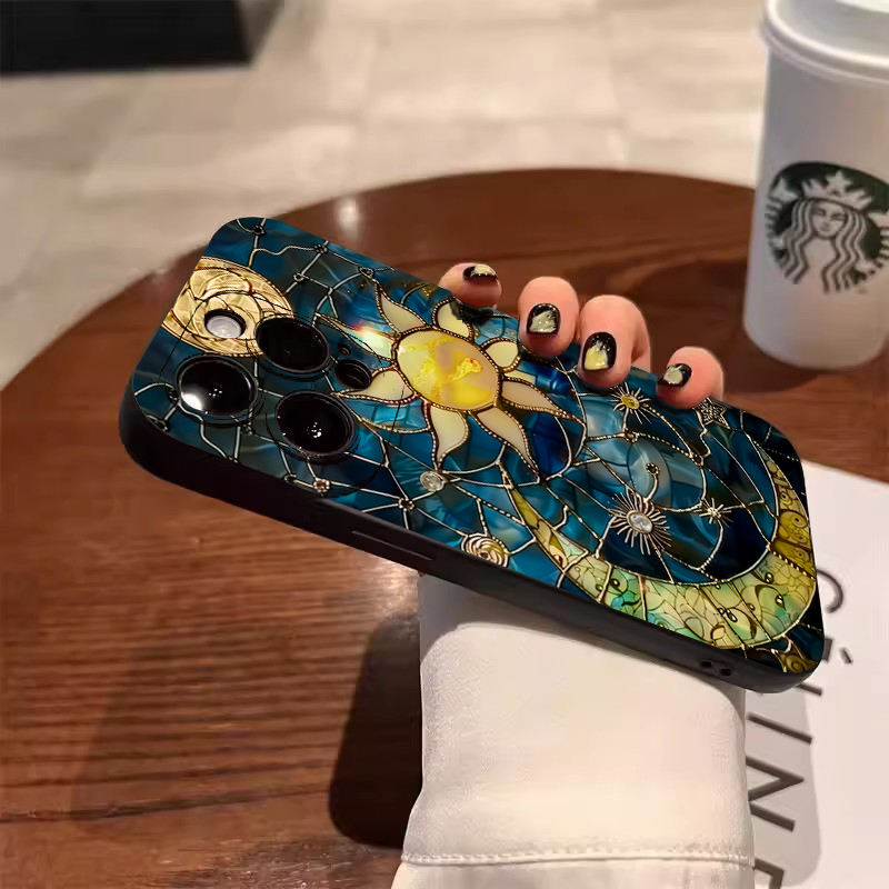 Aesthetic Sun Moon Print Phone - Phone Cases Aesthetic recensie en prijs