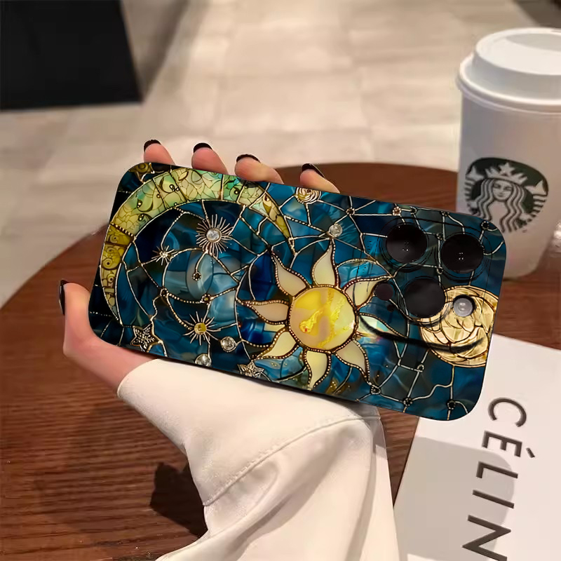 Aesthetic Sun Moon Print Phone - Phone Cases Aesthetic recensie en prijs