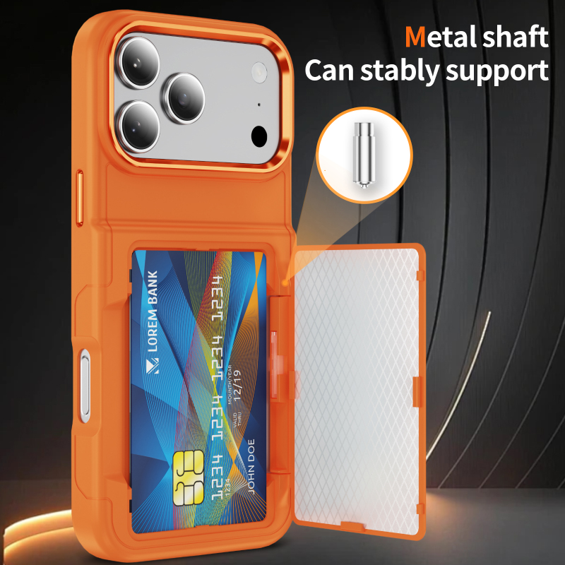 New Solid Color Frosted PC Wal - Phone Cases That Hold Cards recensie en prijs