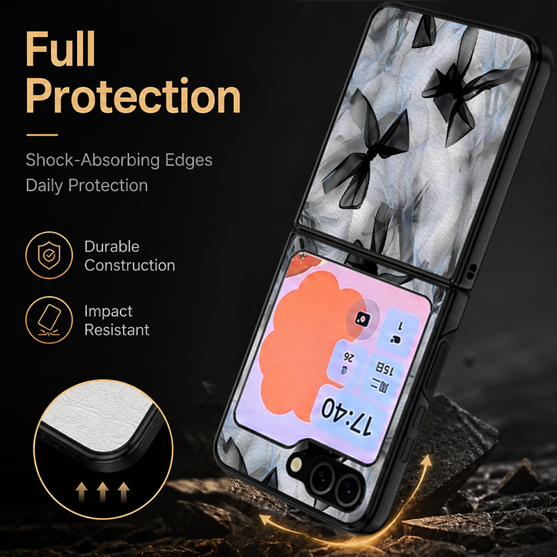 Small Bow Pattern PU Leather P - Flip Leather Case recensie en prijs