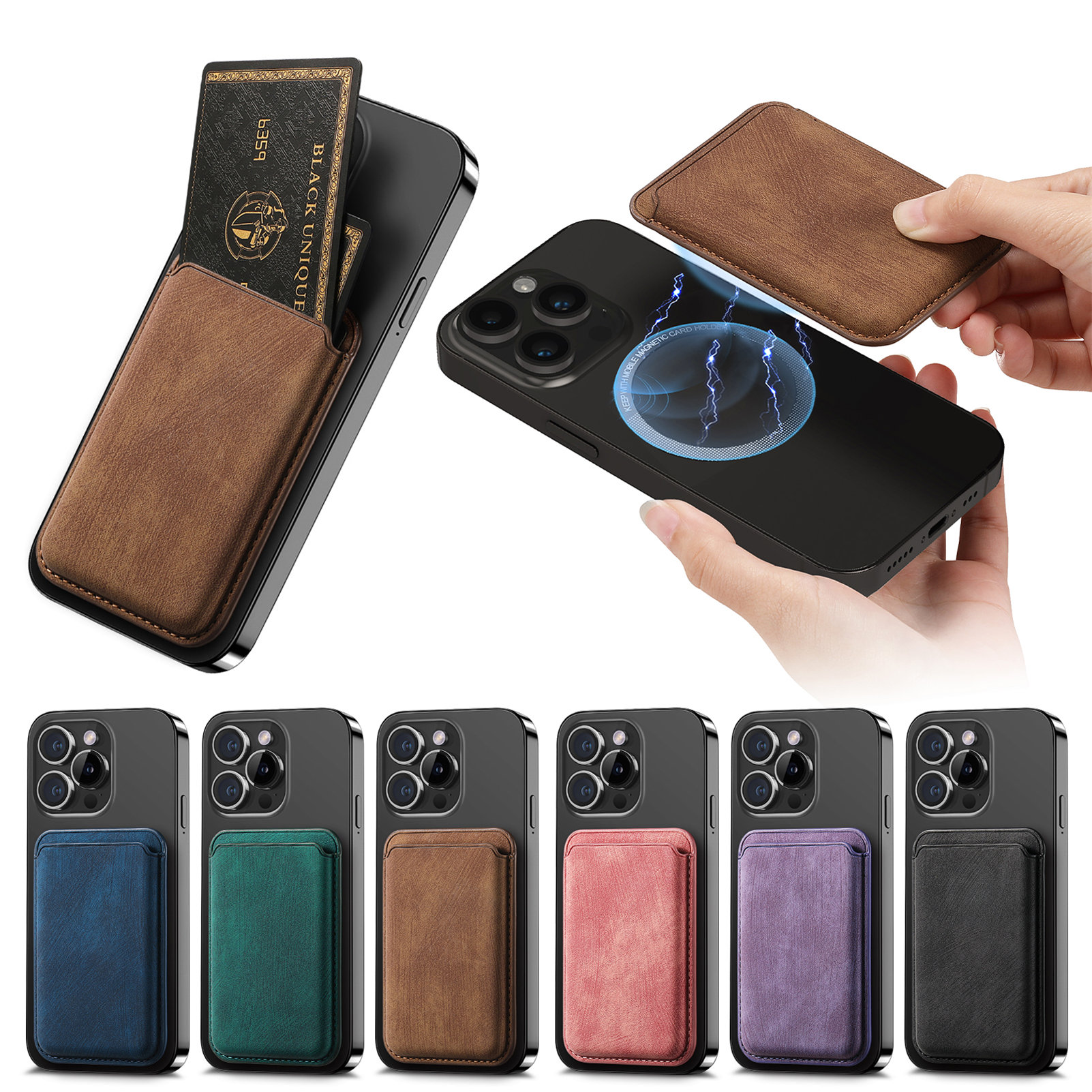 Retro Matte PU Leather Card Ba - Phone Cases That Hold Cards recensie en prijs