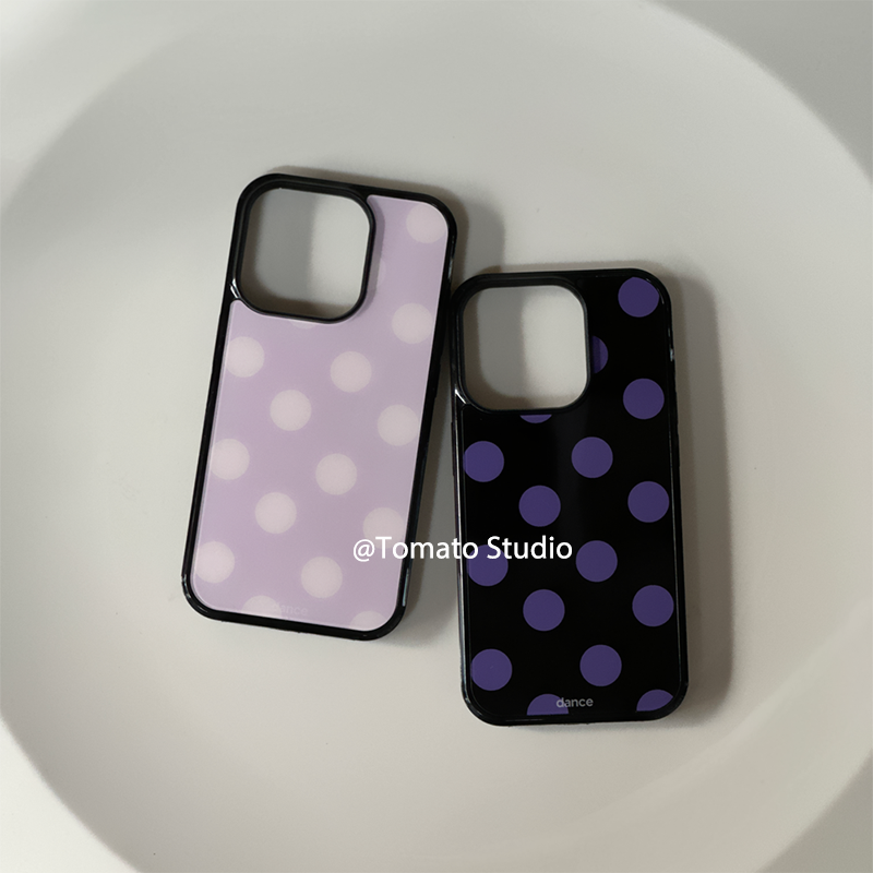 Korean Ins Fashion Purple Polk - Phone Cases Trending recensie en prijs