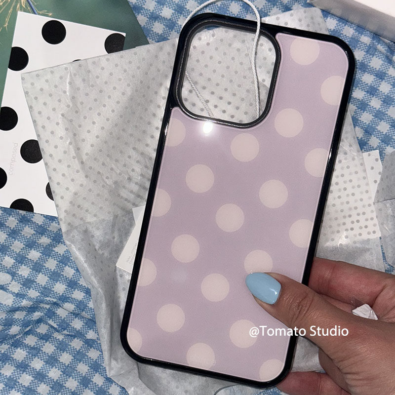 Korean Ins Fashion Purple Polk - Phone Cases Trending recensie en prijs