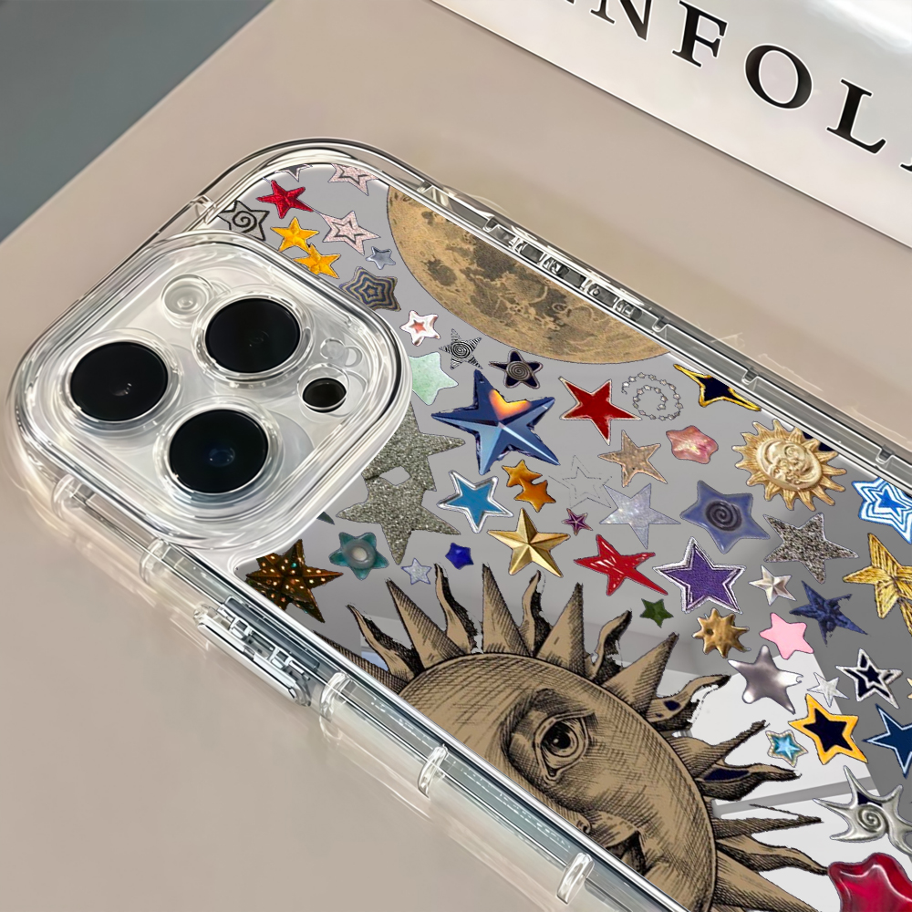 Celestial Gold Glitter Mirror  - Phone Cases Iphone 16 Pro recensie en prijs