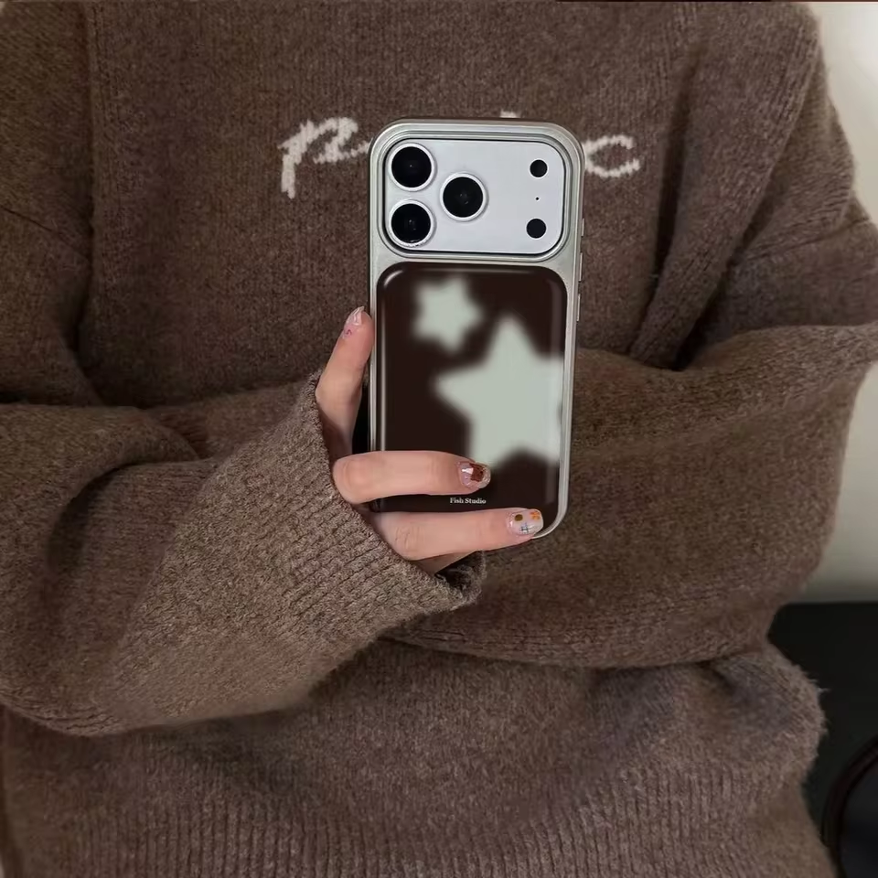 Ins Trendy Blue Stars Brown Sh - Phone Cases Trending recensie en prijs