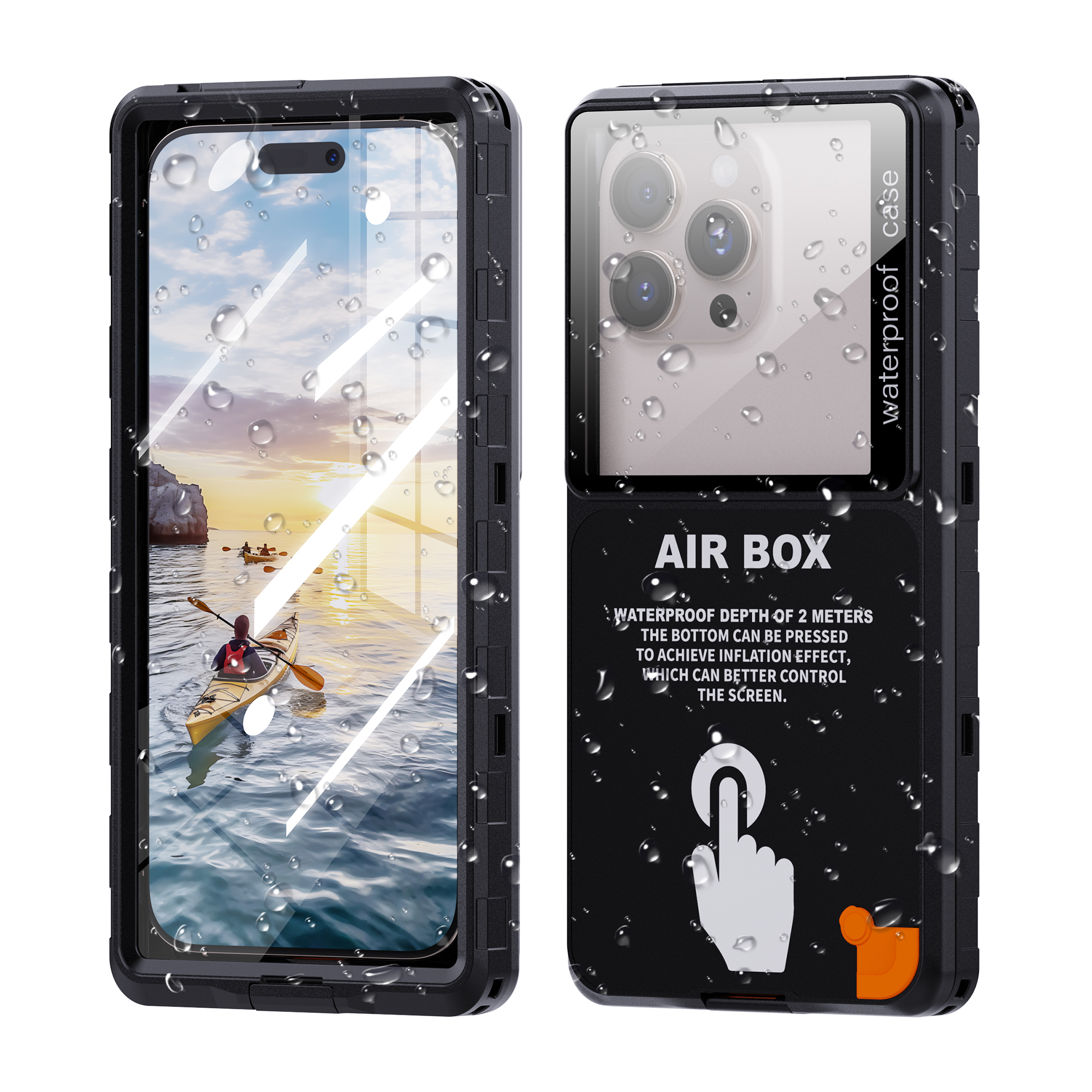 Shellbox-IP68 Waterproof Phone - Phone Cases With Pictures recensie en prijs