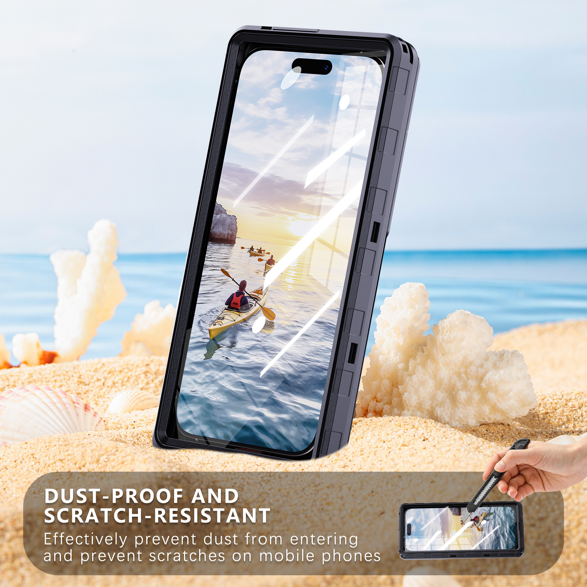 Shellbox-IP68 Waterproof Phone - Phone Cases With Pictures recensie en prijs