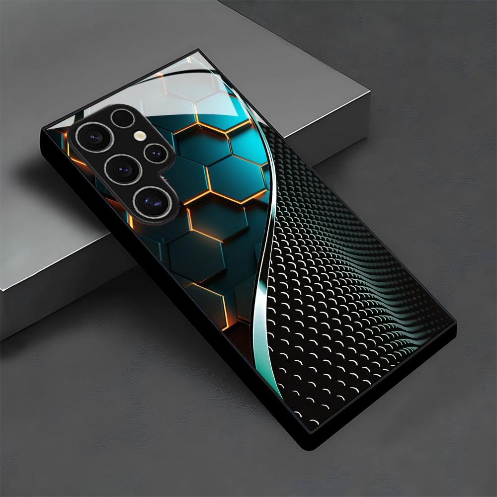 Creative Honeycomb Wood Patter - Phone Cases Galaxy S23 recensie en prijs