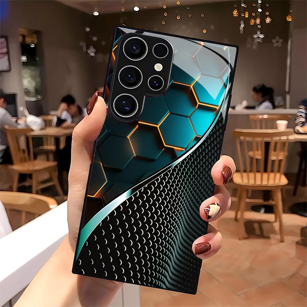 Creative Honeycomb Wood Patter - Phone Cases Galaxy S23 recensie en prijs
