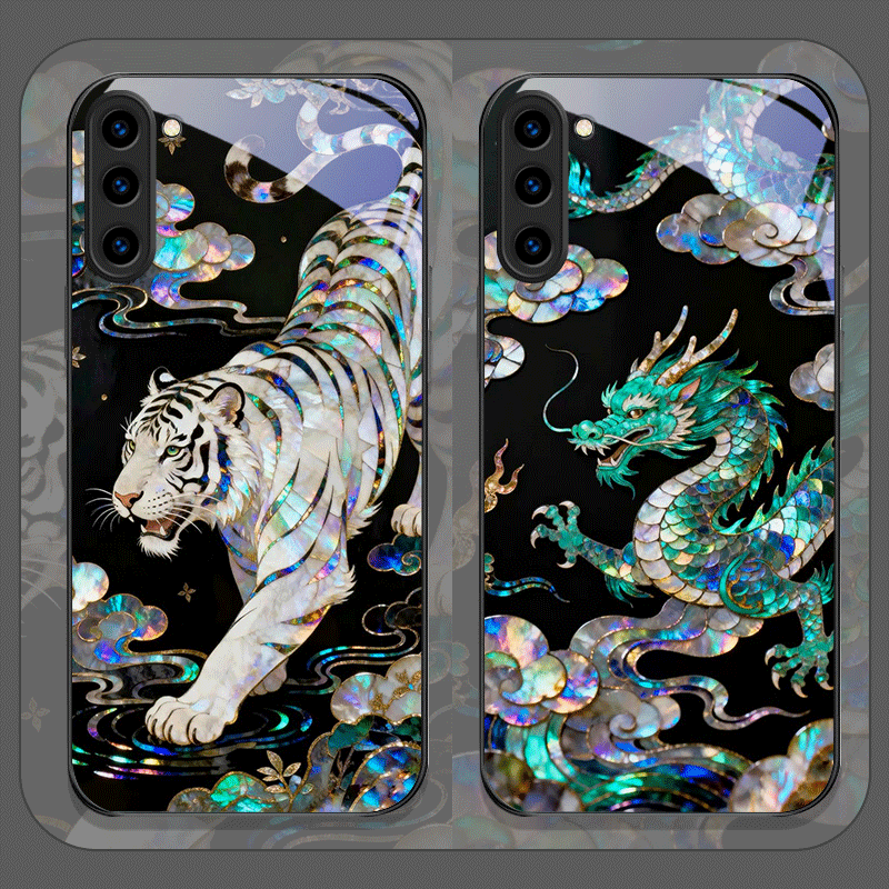 Stylish Tiger Dragon Marble Te - Phone Cases Galaxy S23 recensie en prijs