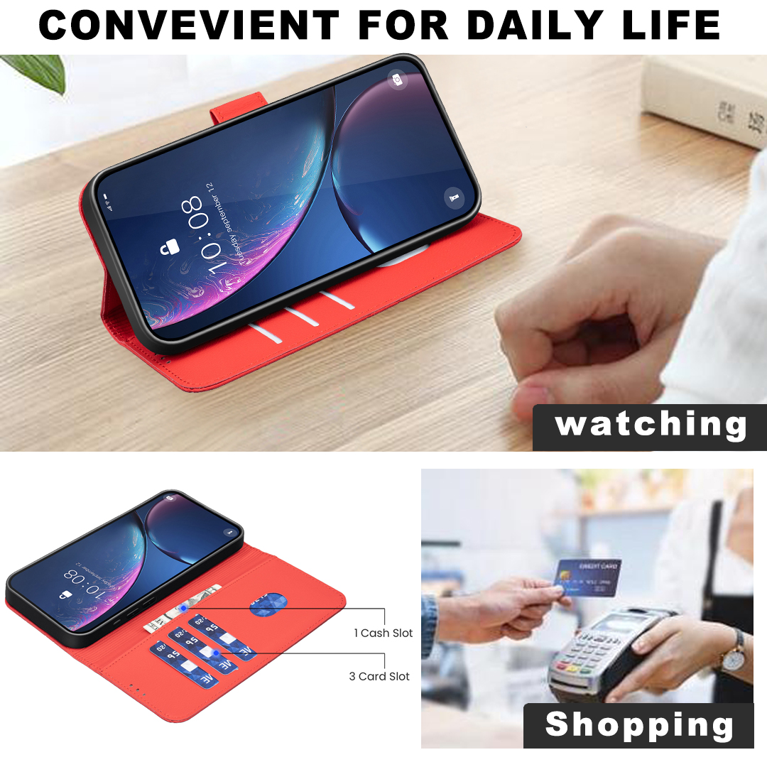 Phone Case For Moto G06 G56 G8 - Flip Leather Case recensie en prijs