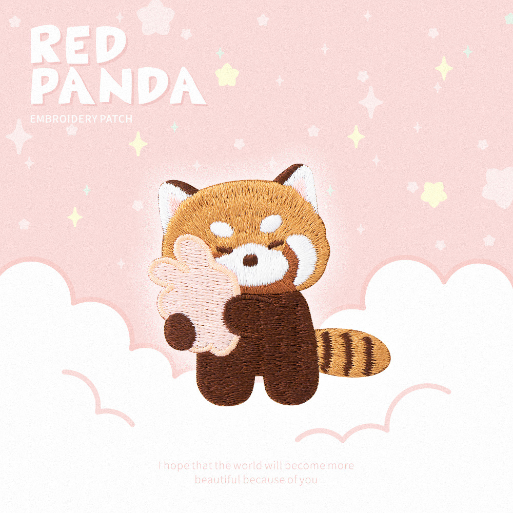 Cute Red Panda Embroidery Patc - Phone Cases Eco Friendly recensie en prijs
