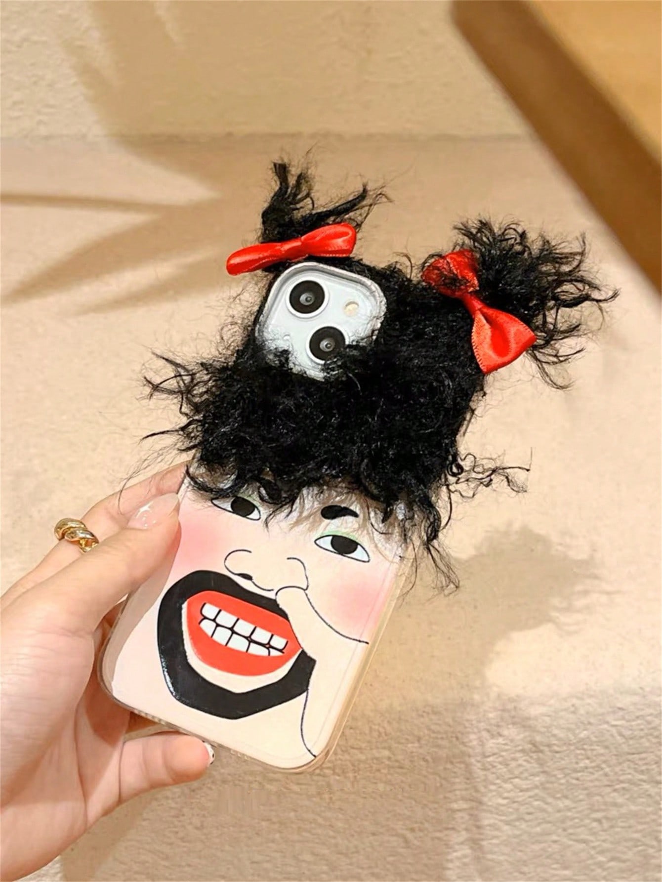 Creative Funny Expression Curl - Phone Cases Ugly recensie en prijs