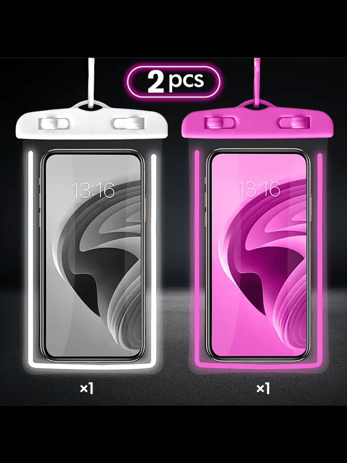 2-Pack Luminous Waterproof Pho - Phone Cases With Pictures recensie en prijs