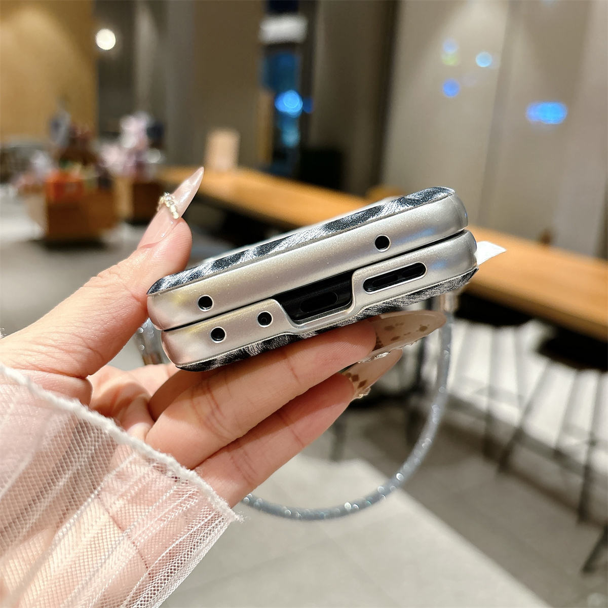 Wrist Strap Leopard Pattern Le - Flip Leather Case recensie en prijs