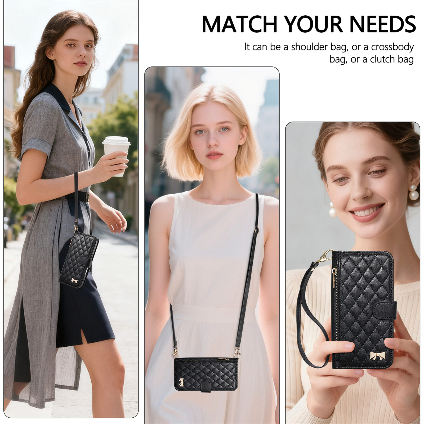 PU Leather Zipper Crossbody Fl - Flip Leather Case recensie en prijs