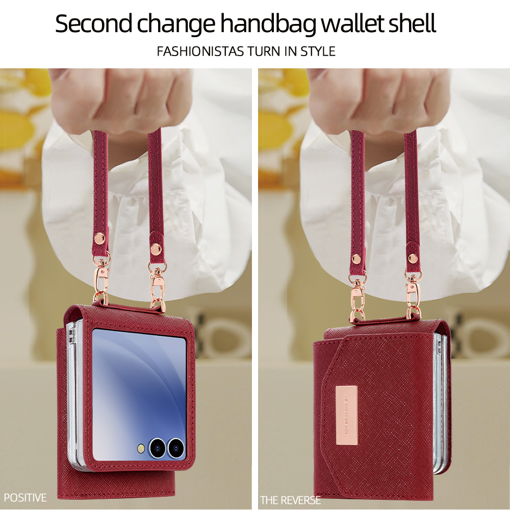 VIETAO Dark Red PU Leather Wal - Flip Leather Case recensie en prijs