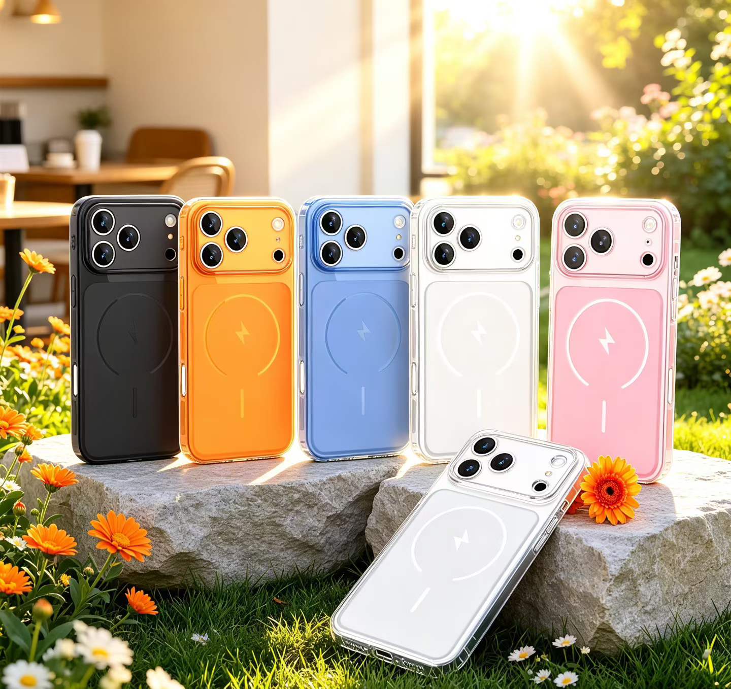 Shockproof Lightning Clear Col - Phone Cases Loopy recensie en prijs