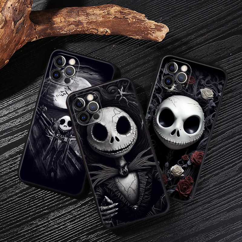 Jack Skellington Black Art Dis - Phone Cases Iphone 16 Pro recensie en prijs