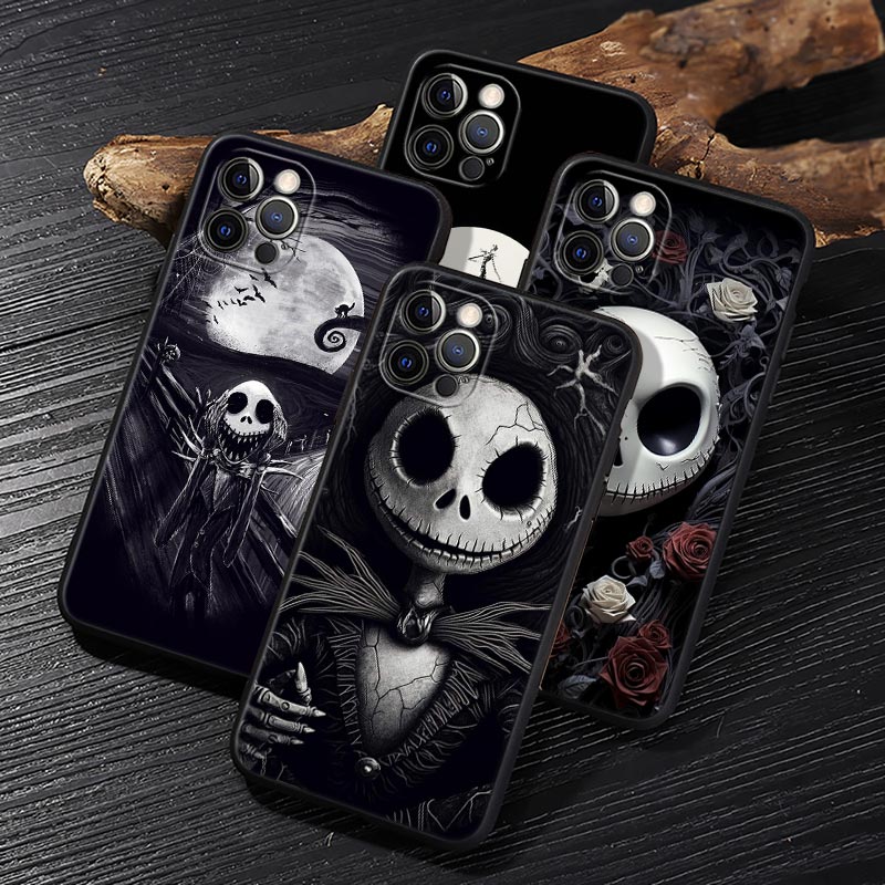 Jack Skellington Black Art Dis - Phone Cases Iphone 16 Pro recensie en prijs