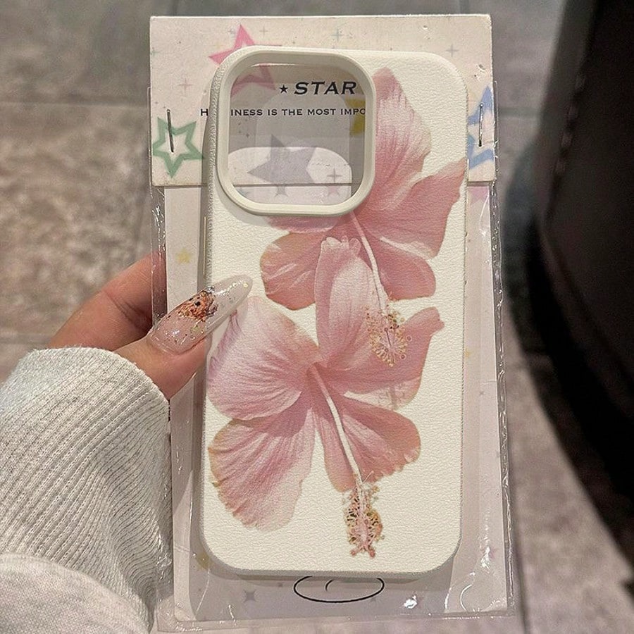 Pink Hibiscus Elegant High Aes - Phone Cases Aesthetic recensie en prijs